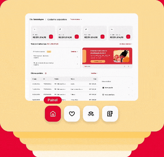 Demonstração do plano Essencial (mobile)